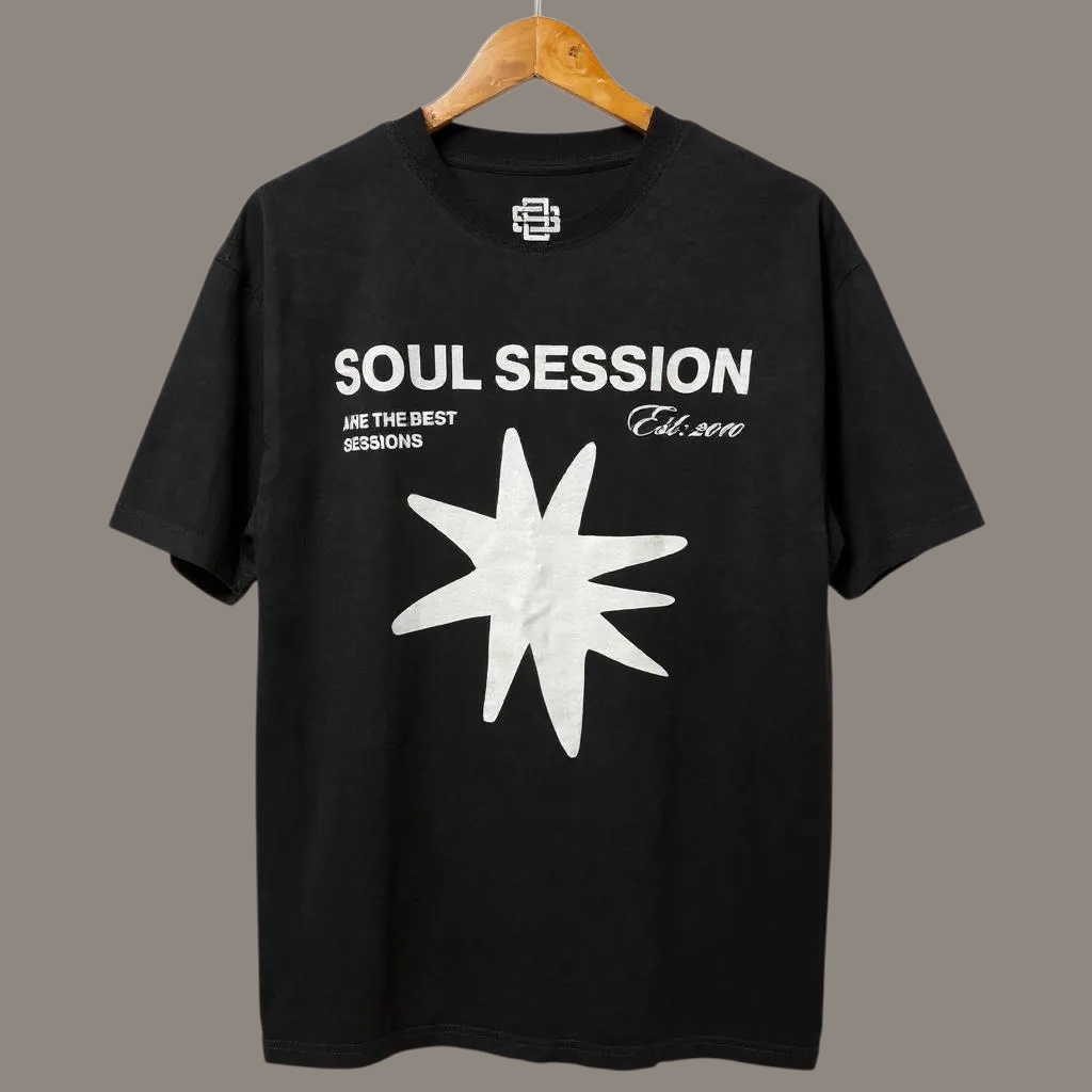 SS Splash Oversized Tee - Unisex (Black)